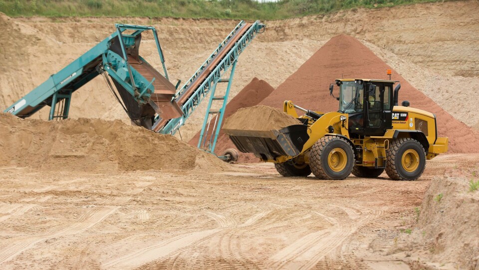 Den største modellen 938M har skuffekapasitet på 2,7 m3.