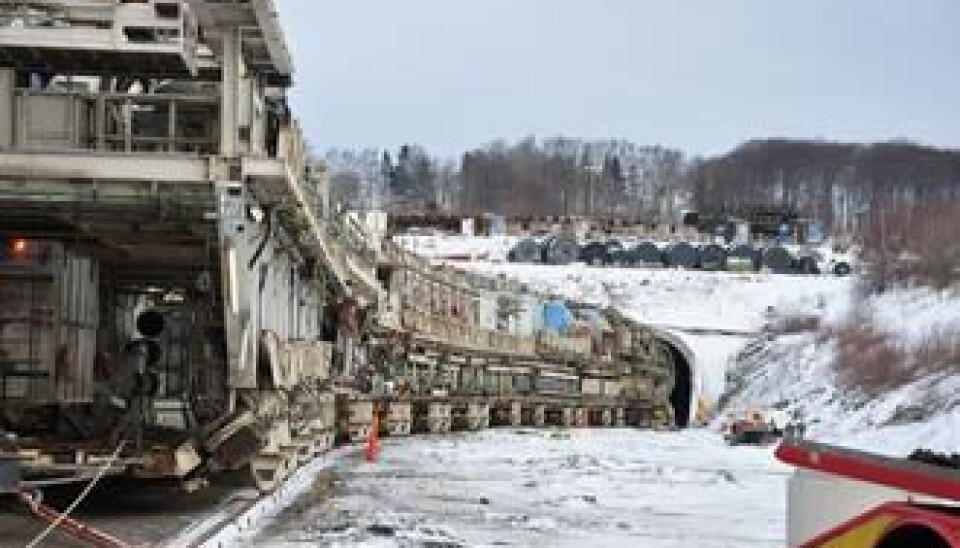 Tunnelboremaskinen Åsa var det som til slutt fikk has på Hallandsåsen. Tunnelboremaskinen Åsa var det som til slutt fikk has på Hallandsåsen.