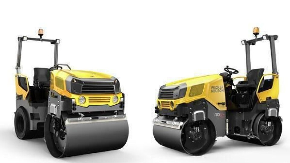 Valser produsert hos Hamm kommer nå i Wacker Neusons farger, og skal først selges i tysktalende land.