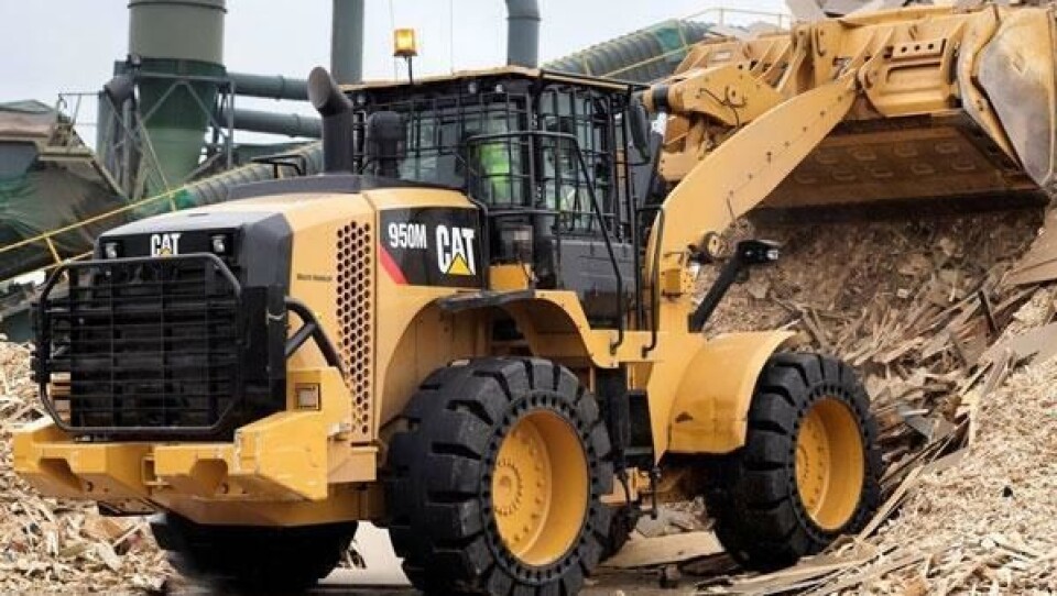 Cat 950M med Flexport-hjul. I den nyinngåtte avtalen (under) var det en 966M som ble solgt med slike dekk.
