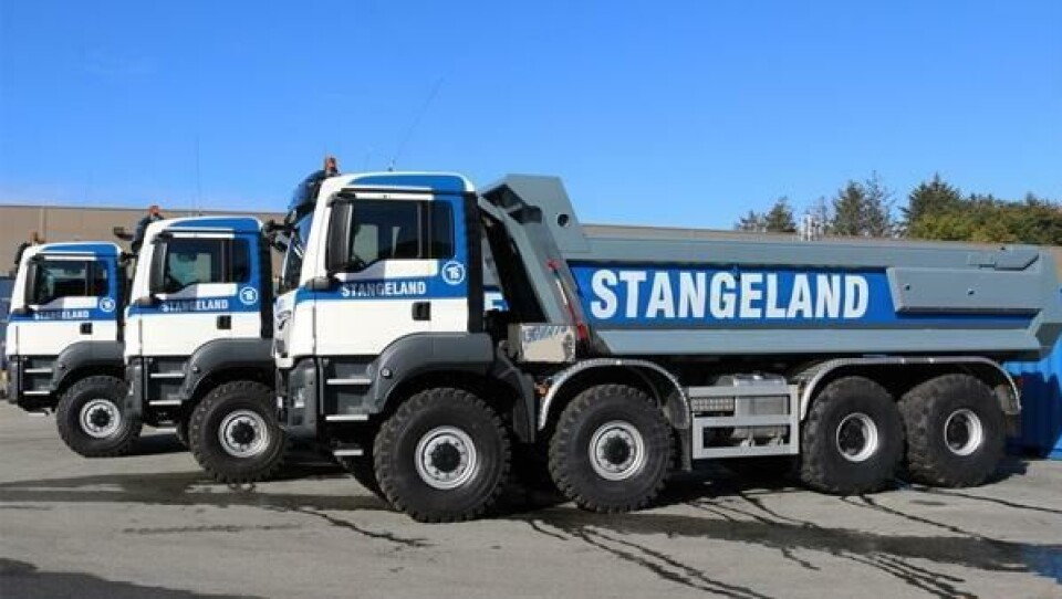 Stangeland har kjøpt tre MAN 8x8