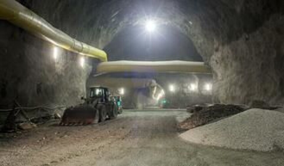 :En tredjedel av massen som drives ut skal gjenbrukes til blant annet tilslagsstoffer i betongproduksjon. :En tredjedel av massen som drives ut skal gjenbrukes til blant annet tilslagsstoffer i betongproduksjon.