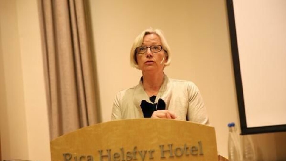 Marit Arnstad vil bruke både store og små entreprenører, både norske og utenlandske i samferdselsbyggingen i Norge.