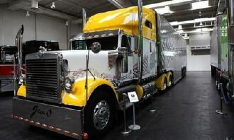International 9300 Eagle bygget i 1999. 550 hestekrefters Euro 3-motor. Eies av American Truck Promotion GmbH.