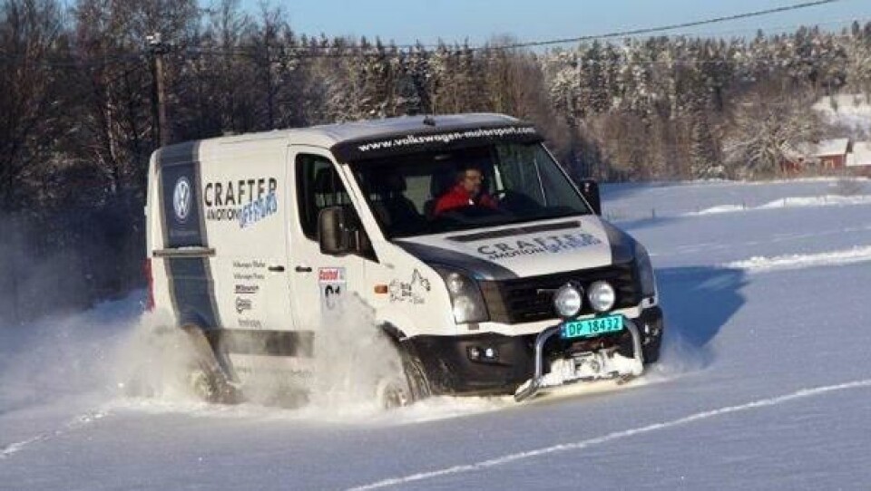 VW Crafter 4Motion på plass i Norge