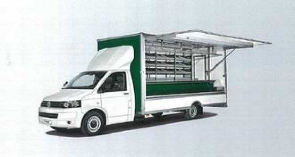 Salgspåbygg er et eget produktområde hos VW, her montert på Transporter. Det kan leveres påbygg i en rekke utførelser og lengder, også for nedbygde chassis. Det er stor fleksibilitet når det gjelder innredning.