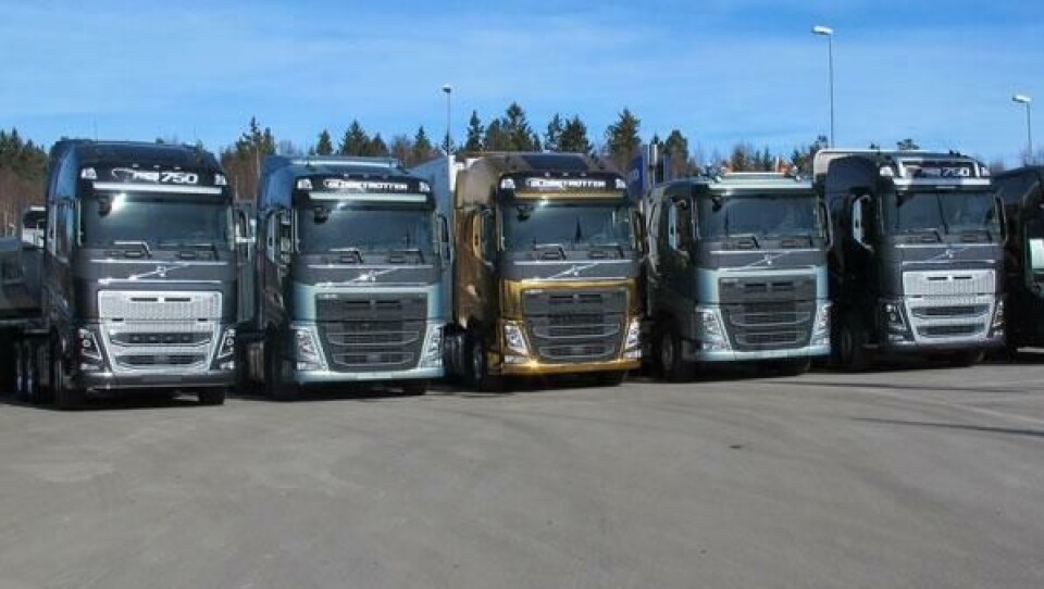 Fem nye FH inngår i årets Volvo-karavane.