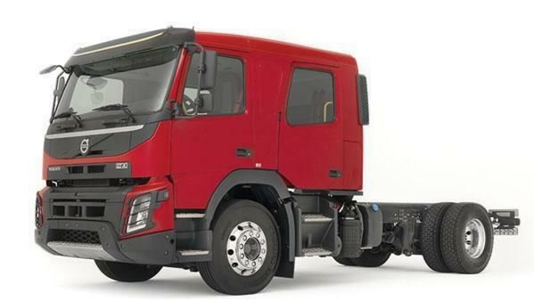 Volvo FMX Crew Cab er egnet for tyngre oppgaver og kan også leveres med allhjulsdrift. Volvo FMX Crew Cab er egnet for tyngre oppgaver og kan også leveres med allhjulsdrift.