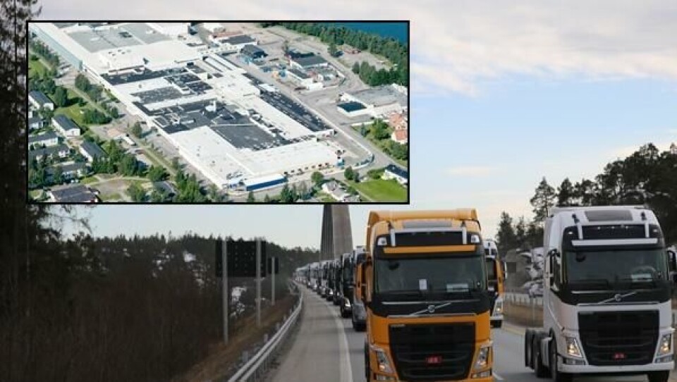 Etterspørselen etter Volvo-lastebiler er god, og det fører til at fabrikken i Umeå (innfelt) må ansette.