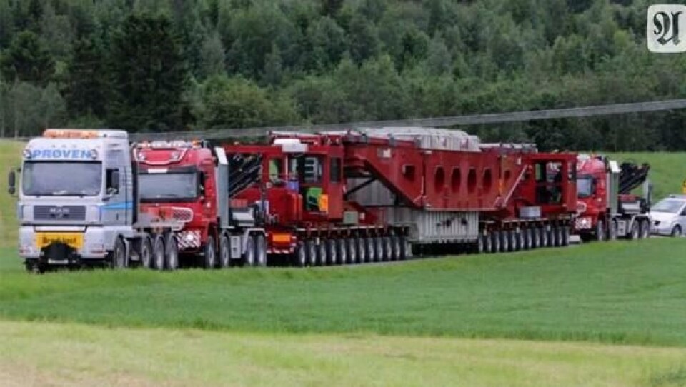 Vogntog på ca. 80 meter