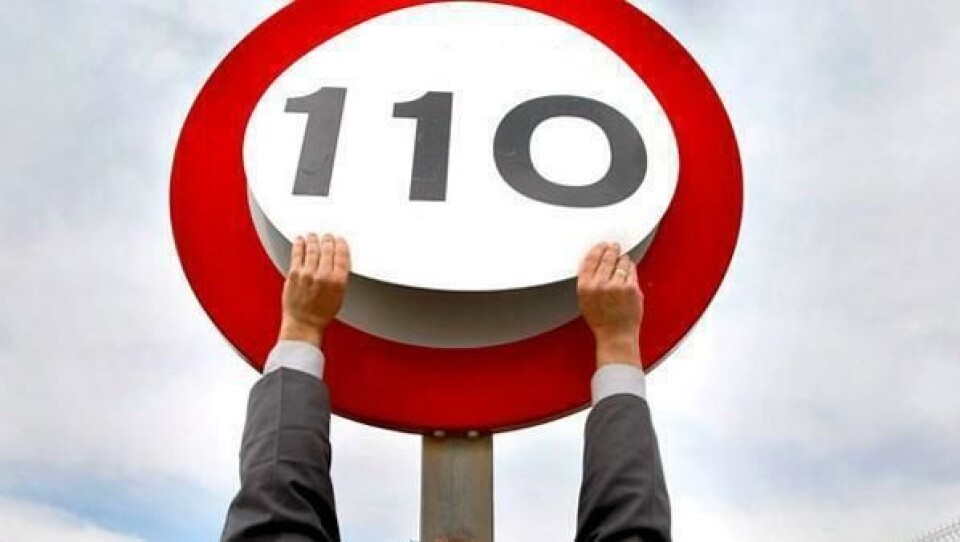 Vil prøve 110 km/t i Vestfold