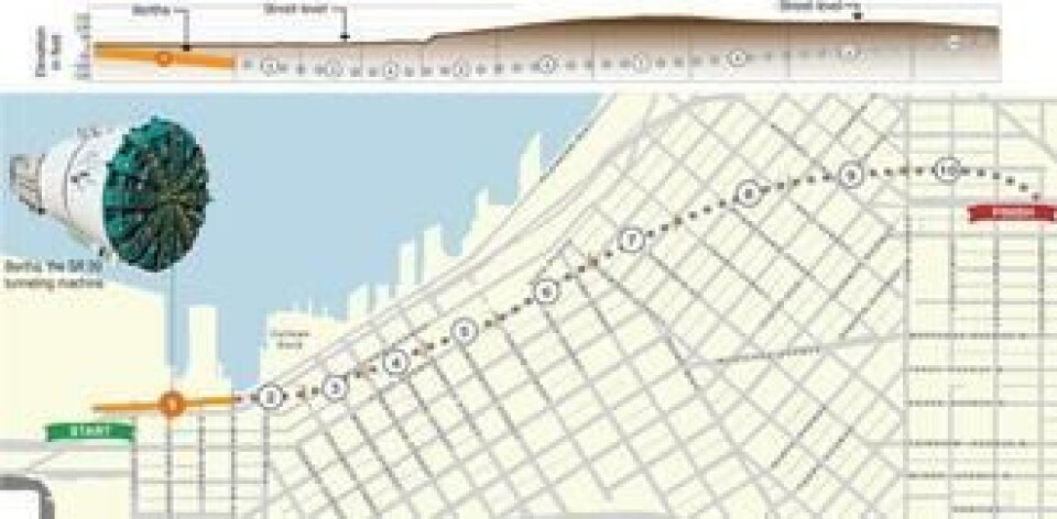 Tunnelen blir 2,7 kilometer lang, og vil ha to veibaner i hver retning. De vil bli plassert i to etasjer.