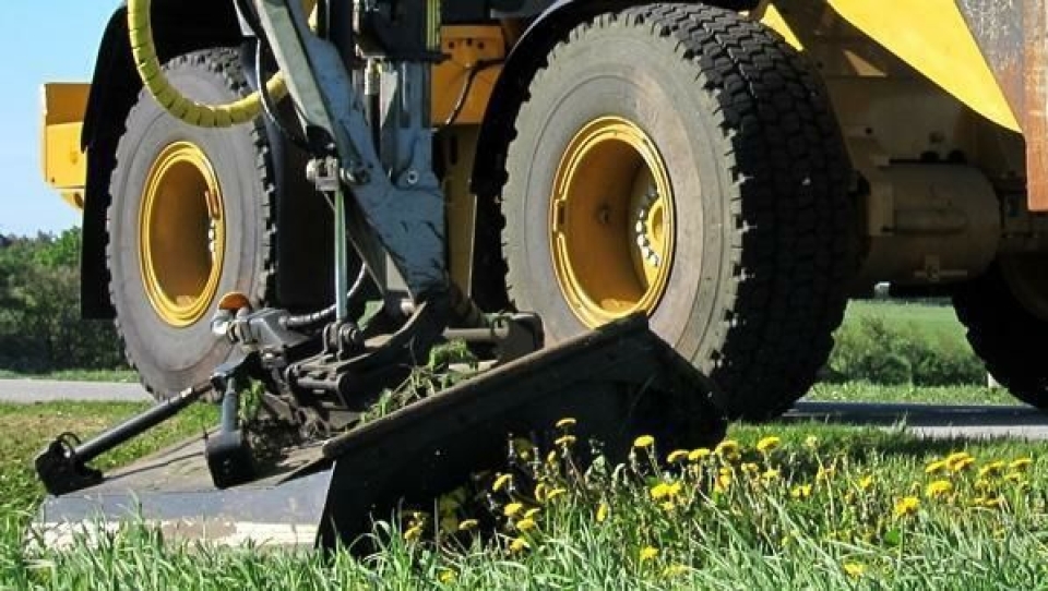 Veidekke startet gressbrann