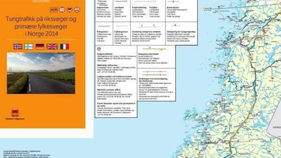 Tungbilkartene er oppdatert