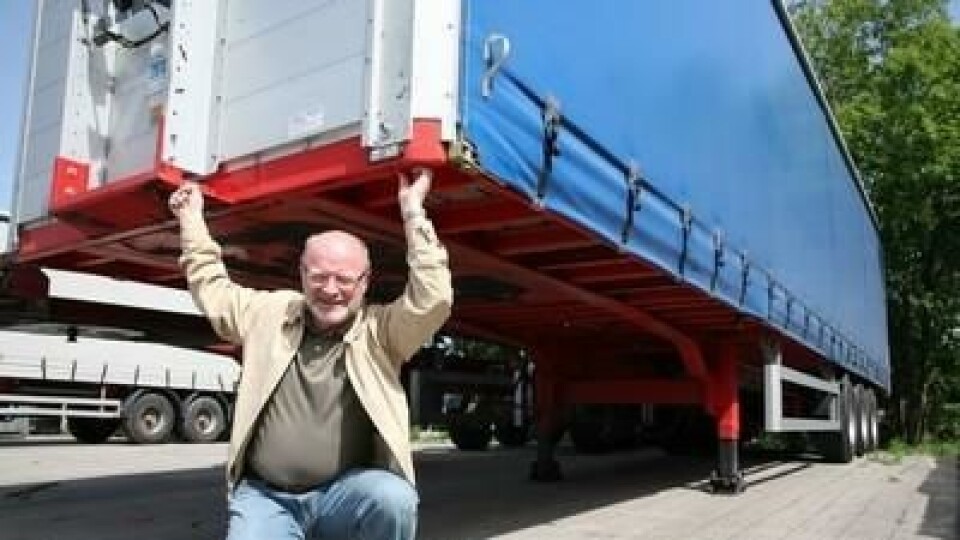 Erling Sæther mener det er et løft for transportnæringen med vinterdekkpåbud.