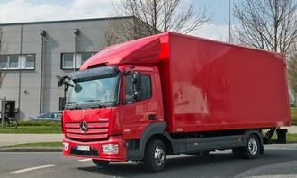 Mercedes-Benz Atego Euro 6. Den mellomtunge lastebilserien er like sterkt fornyet som sine tyngre brødre.