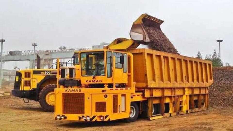 Kamag 2107 HM2 hos Baosteel i Shanghai.