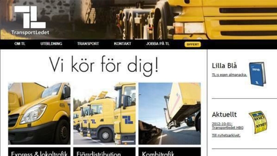 Transportledet er konkurs