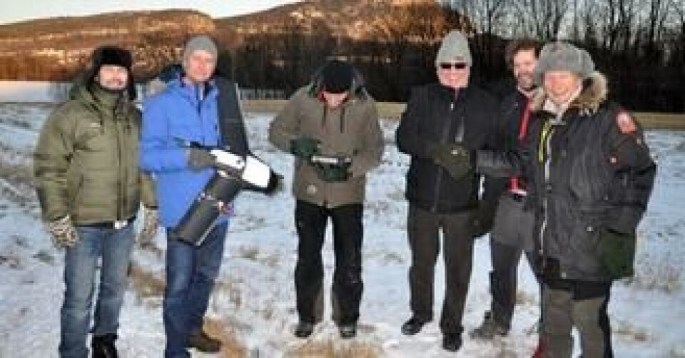 Norgeodesi AS har for tiden mange demonstrasjoner på oppmåling med drone. Her en demonstrasjon for Asker Oppmåling ved Norgeodesi sitt kontor.