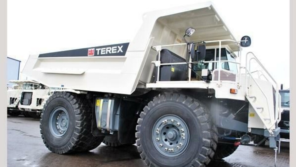 Terex TR60 med Scania-motor.