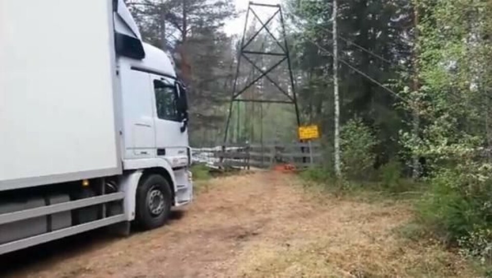 Svensken fulgte GPS-en
