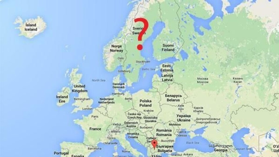 Svenske myndigheter finner ikke makedoneren