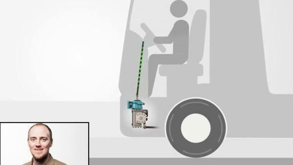 Gustav Neander er prosjektleder for Volvo Dynamic Steering.