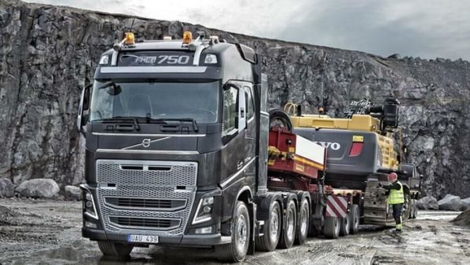 FH16 750 hk i Euro 6-utførelse blir ett av trekkplastrene i Volvo Karavanen 2014.