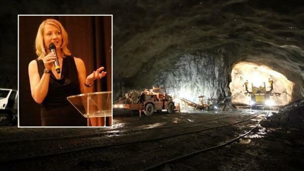 BEKYMRET: Heidi Berg liker ikke utviklingen i anleggsbransjen. Her er NFF-formannen fra World Tunnel Congress i Brasil tidligere i år. BEKYMRET: Heidi Berg liker ikke utviklingen i anleggsbransjen. Her er NFF-formannen fra World Tunnel Congress i Brasil tidligere i år.