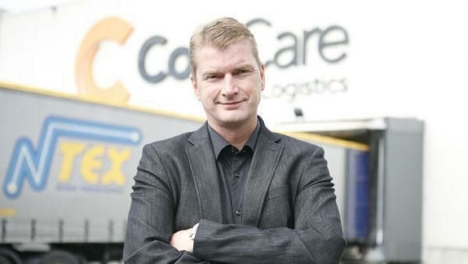 Knut Sollund (43), adm. direktør i ColliCare Logistics AS i Moss, er tildelt Moderne Transport-prisen.