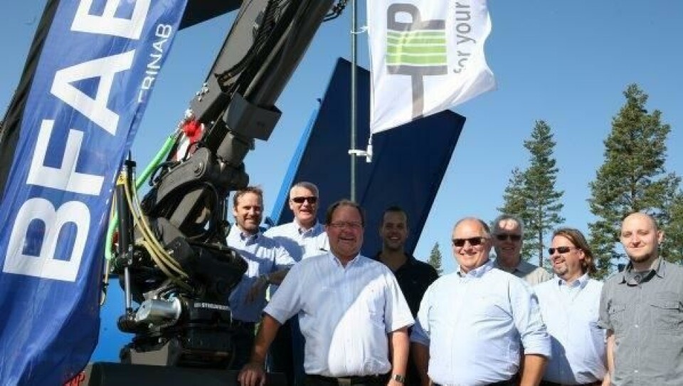 Bak (f.v.): Ketil, Rolf, Mats, Morten, Harald, Arek. Foran (f.v.) Pål og Kai. Gladgjengen representerer Balticum Frinab i hele Norge.