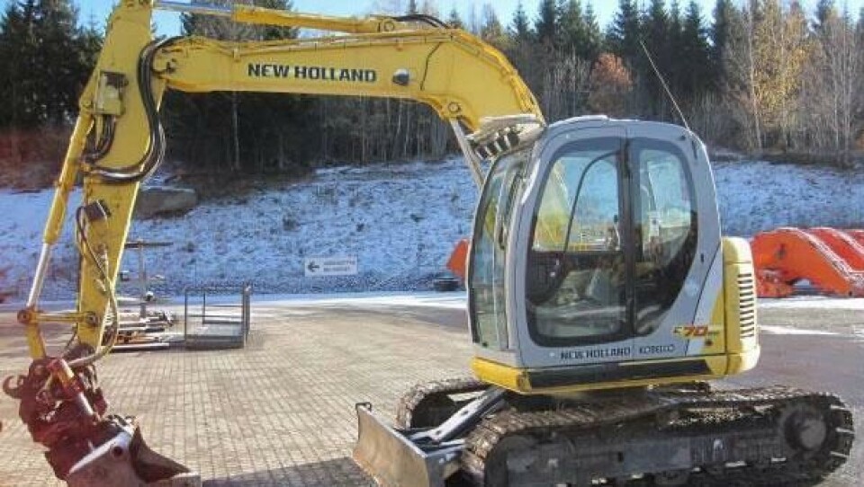 Samarbeidet mellom Case New Holland og Kobelco tar slutt ved nyttår.