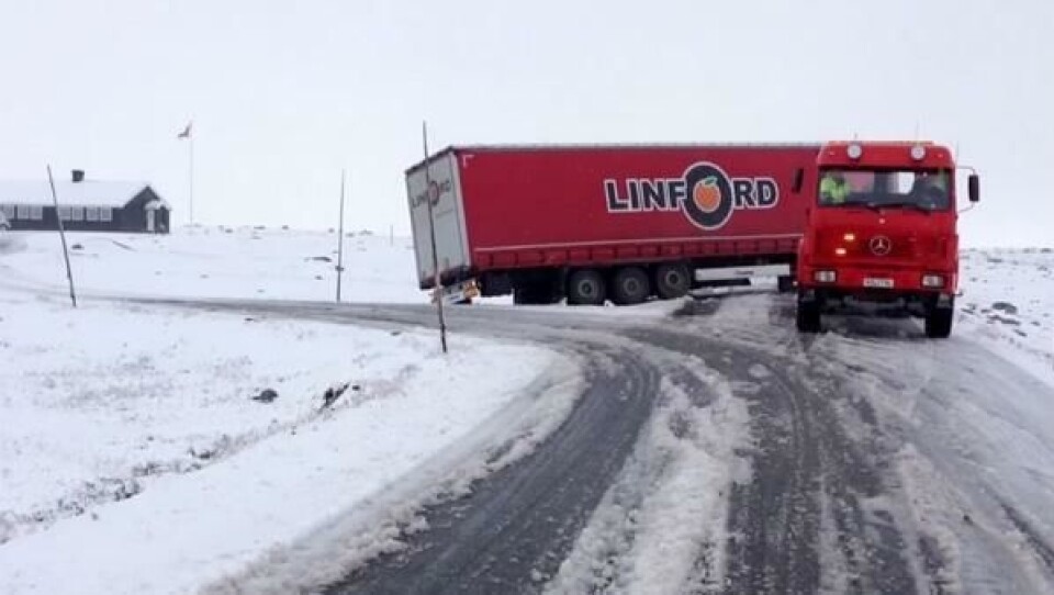 Sesongens første i grøfta