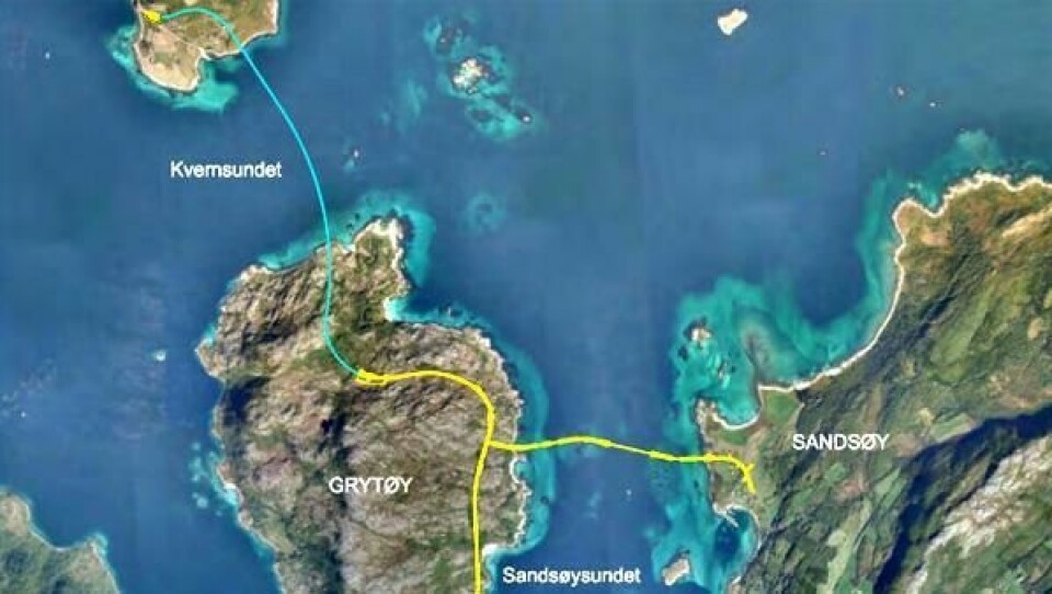 Se hvem som er lavest på Bjarkøyforbindelsene