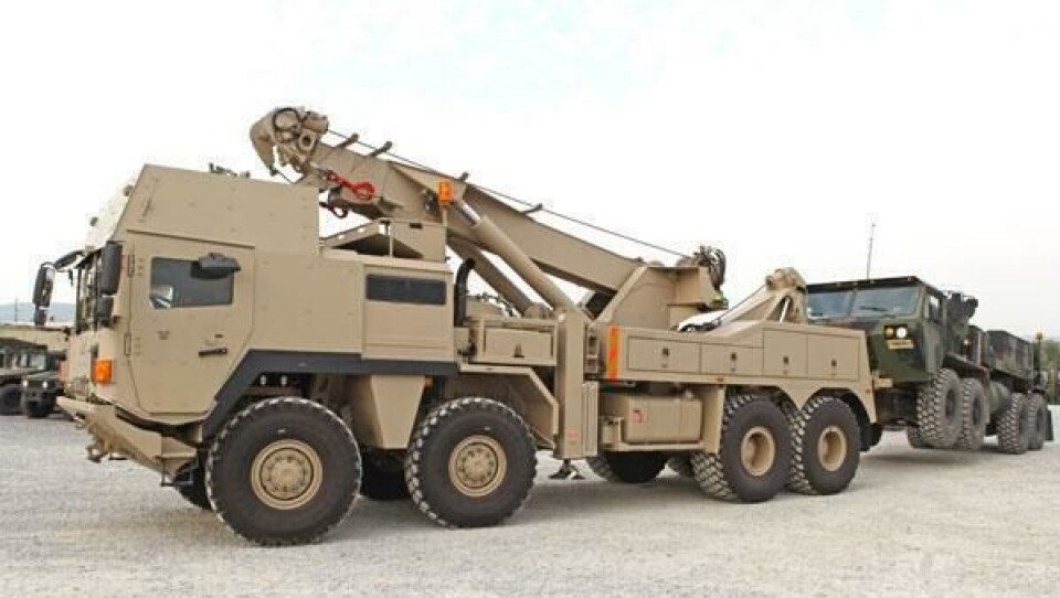 Det danske forsvaret er ikke med på den avtalen forsvarene i Sverige og Norge har inngått med Rheinmetall MAN Military Vehicles, men var først i Europa til å ta i bruk de nye HTRV militære bergingsbilene fra selskapet tidligere i år.