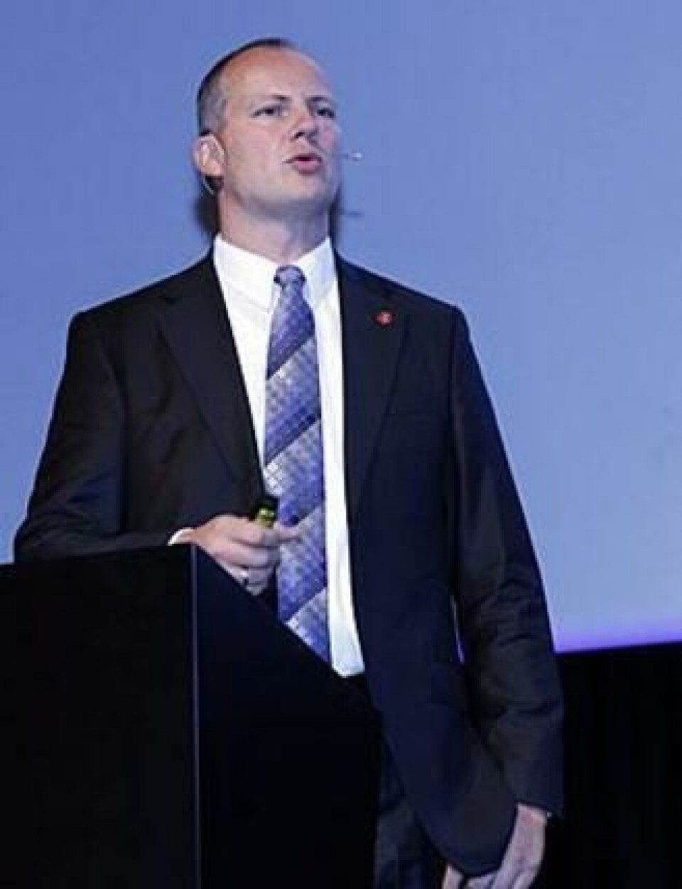 Ketil Solvik-Olsen møtte logistikkbransjen tirsdag, og benyttet anledningen til å skryte av samferdselsbudsjettet.