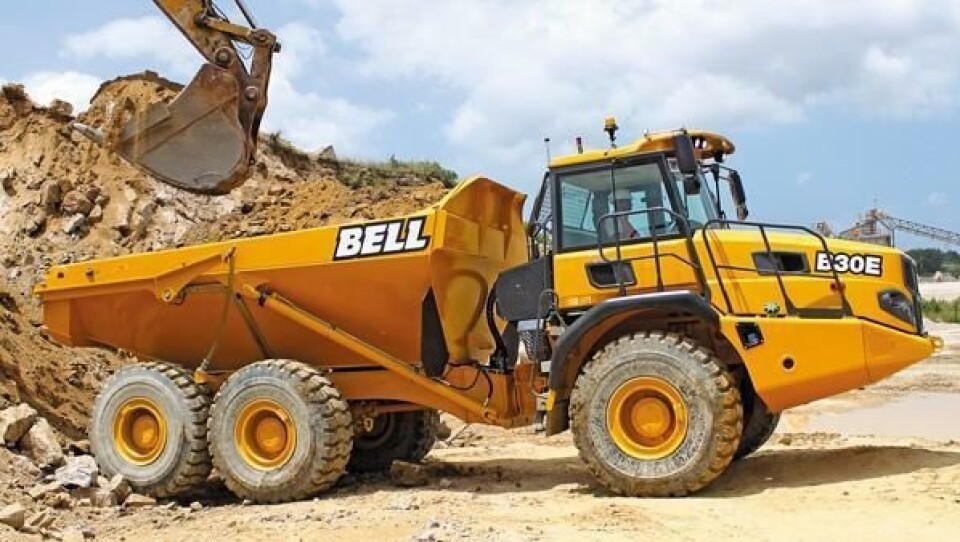 Bell B30E blir å finne på Bauma i april.