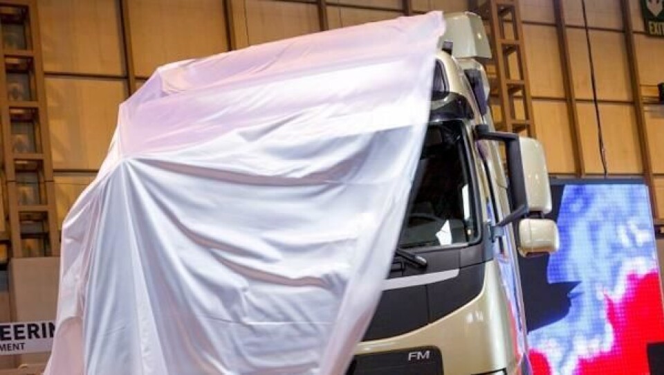 Nye Volvo FM avduket i Birmingham i går.
