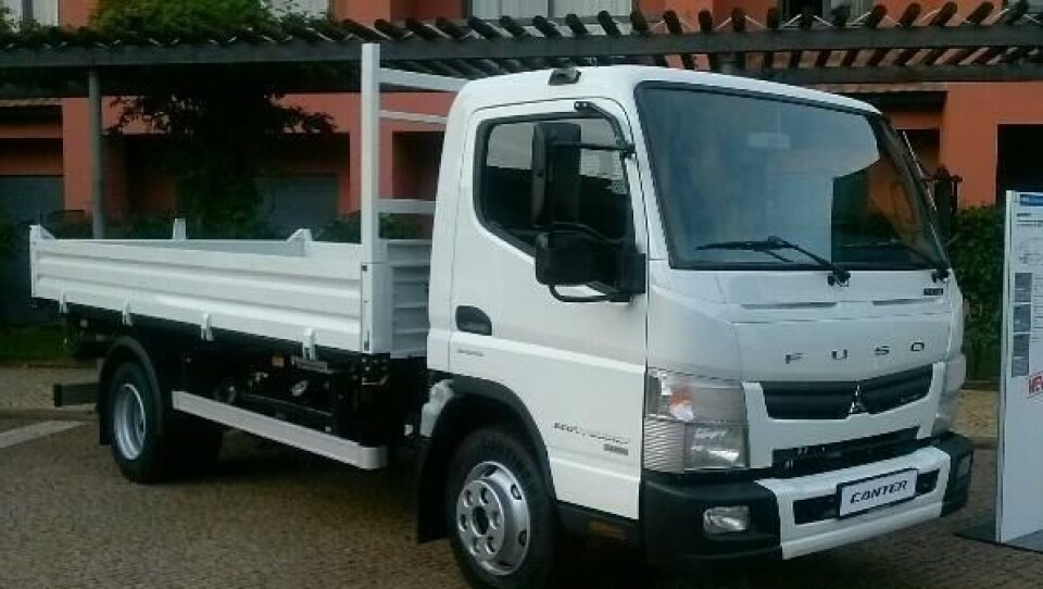 Fuso Canter i 8,55-tonnsutførelse.