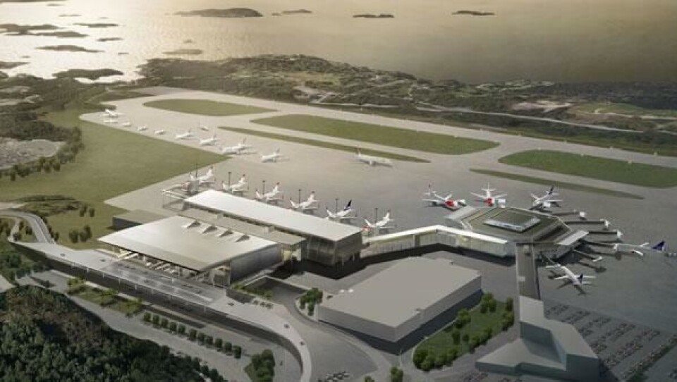Flesland vil få doblet kapasitet når ny terminal står ferdig i 2017.
