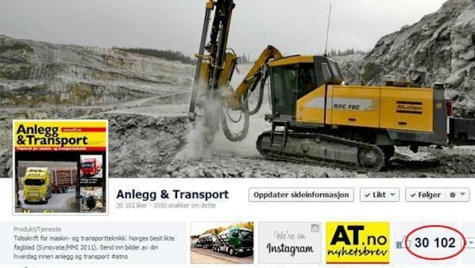 Skjermbilde fra Facebook
