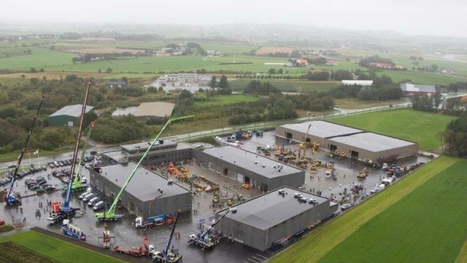 Stangeland Gruppen har et imponerende anlegg utenfor Stavanger. Her fra 50-årsfeiringen i 2009.