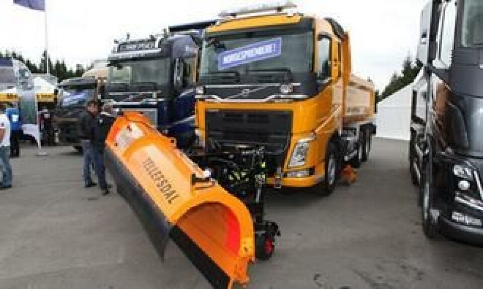 Nye Volvo FH er nå tilgjengelig som brøytebil.
