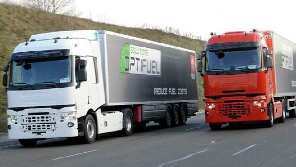 Prototyper på kommende langtransportbiler fra Renault Trucks.