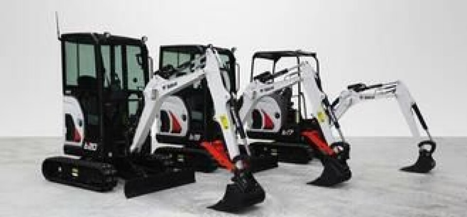 Nye minigravere fra Bobcat