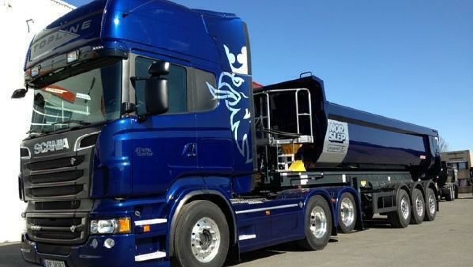 Langendorf HalfPipe semitrailer (bildet) blir viset på messen. Nor Slep har ikke gått ut med bilde av den nye tippsemien Quadrowall, så den blir det først mulig å se på Tramsportmessa.
