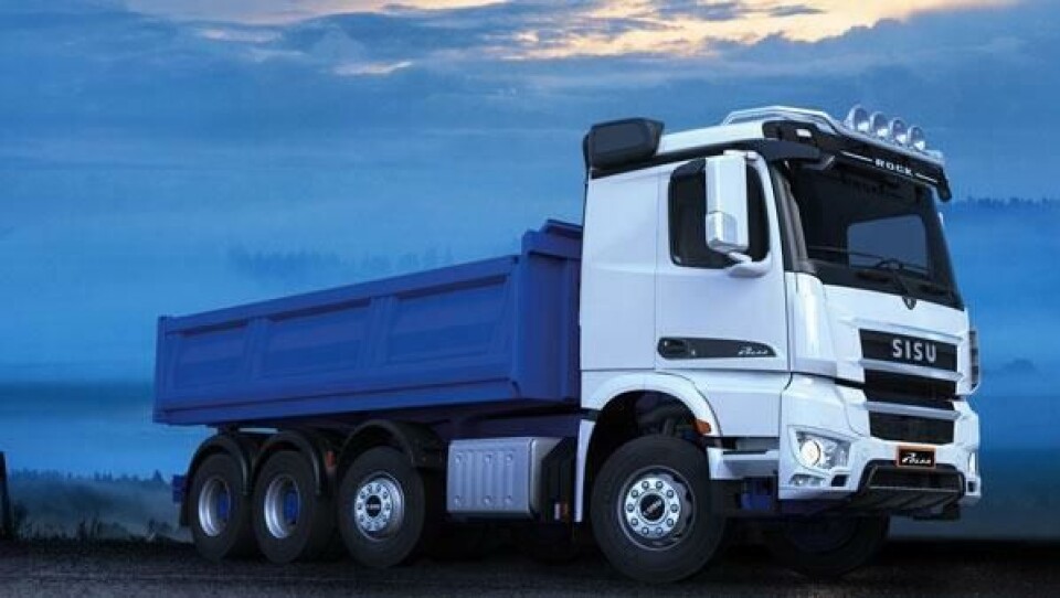 Sisu Polar Euro 6 – med førerhus fra Mercedes-Benz Actros, men med et klart Sisu-preg.