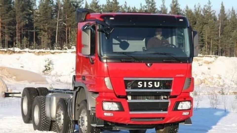 Mange aksler, gjerne i spesielle kombinasjoner, er et av kjennetegnene til finske Sisu. Nye Sisu Polar er uten tvil en Sisu sett forfra.