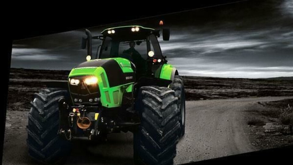 Deutz-Fahr Agrotron 7250 TTV er Tractor of the Year 2013 i Europa.