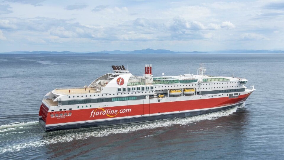 Ny norsk ferje får ikke tanke drivstoff i Norge